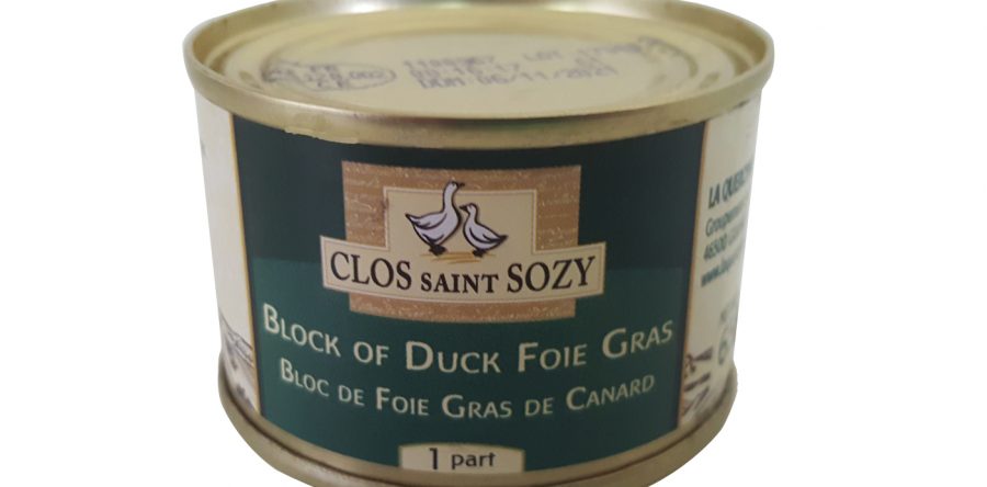 BLOCK OF DUCK FOIE GRAS – 65 GRAMS