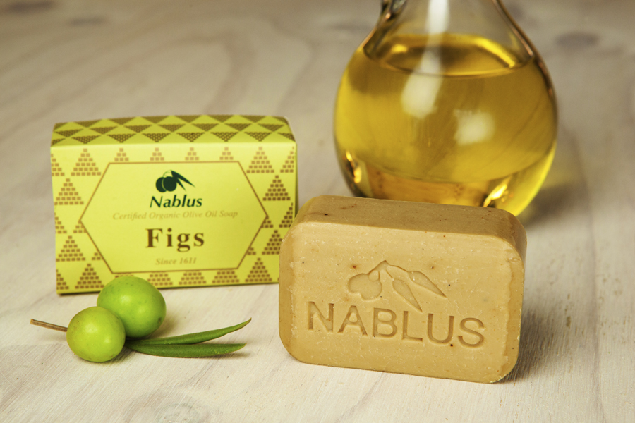 Certified Natural & Organic Olive Oil Nablus Soap Figs_1