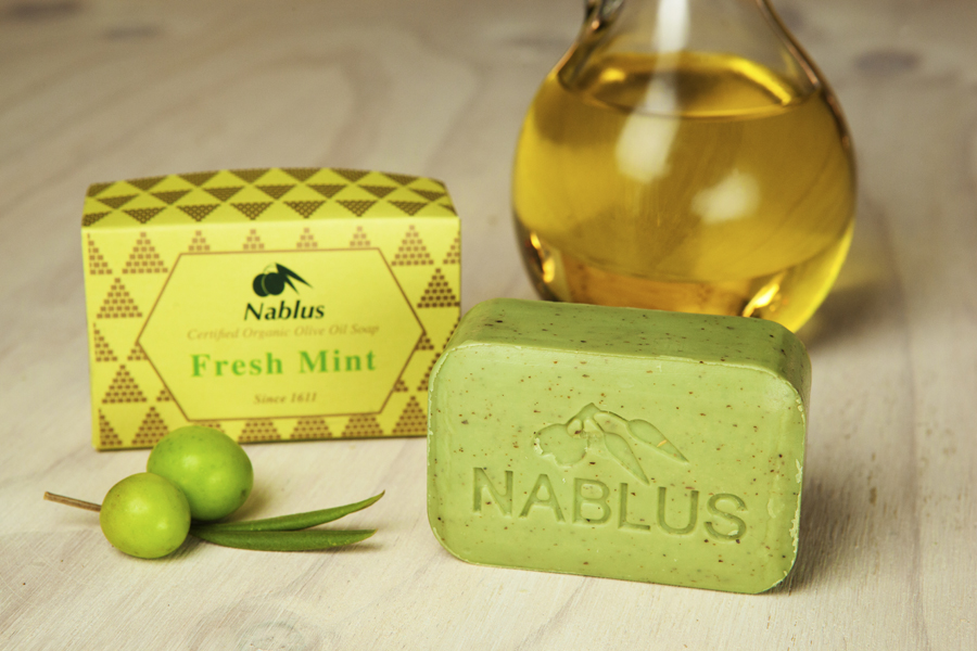 Certified Natural & Organic Olive Oil Nablus Soap Mint_1