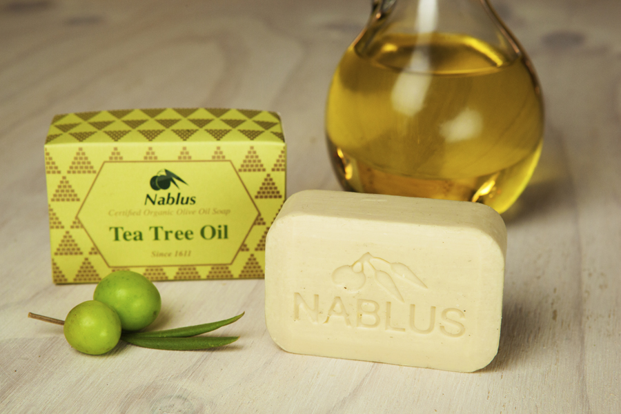 Certified Natural & Organic Olive Oil Nablus Soap Tea Tree Oil_1