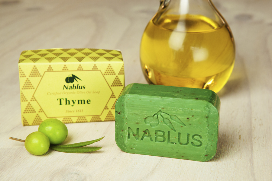 Certified Natural & Organic Olive Oil Nablus Soap Thyme_1